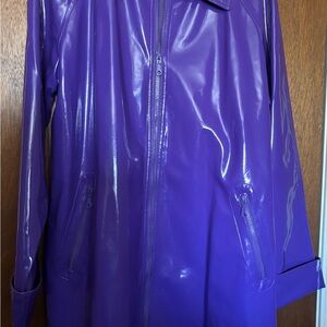 Dennis Basso Purple Women's Raincoat